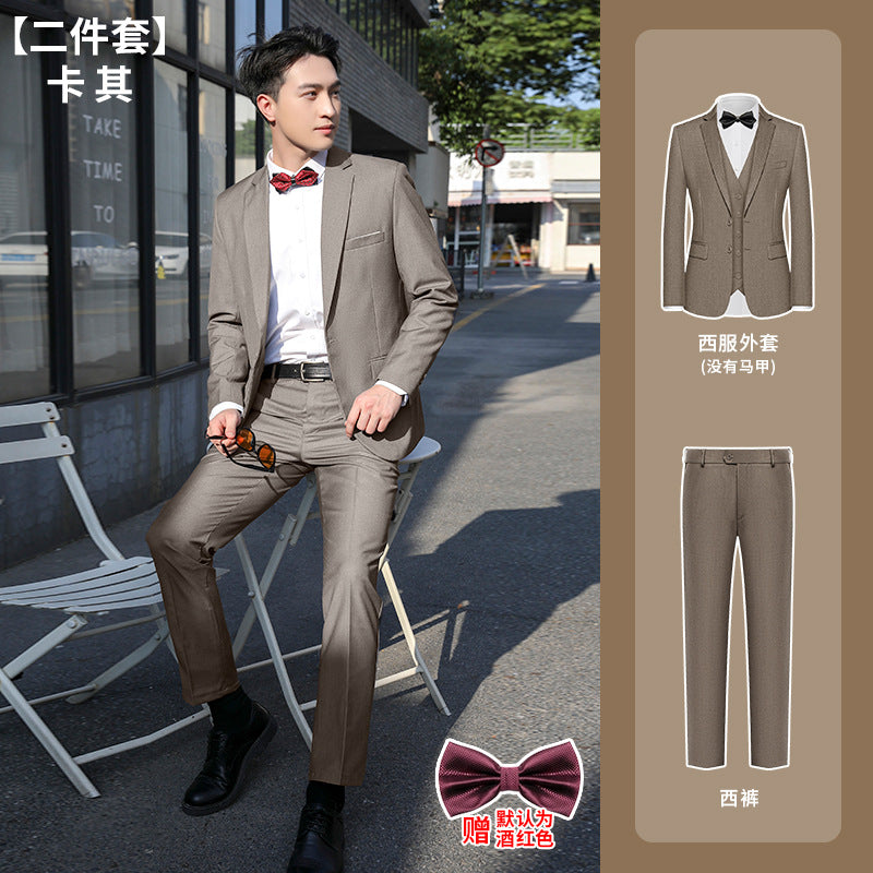 A0014 best man suit brother suit summer wedding suit men brother group dress large size full set wedding jacket men