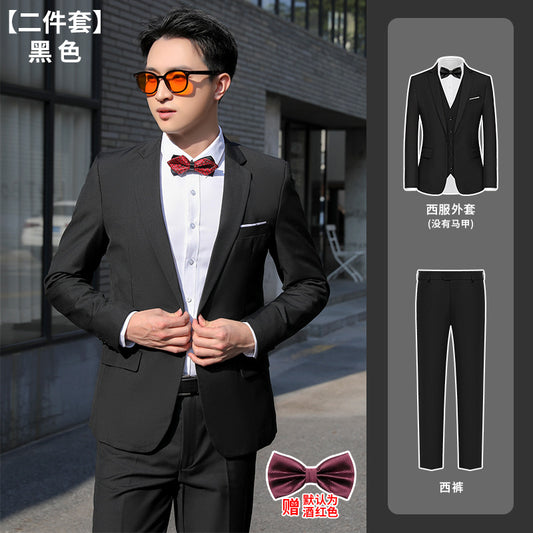 A0012 best man suit brother suit summer wedding suit men brother group dress large size full set wedding jacket men